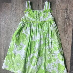 Savannah 4‎ Girls Green Floral Dress Spring Dress
